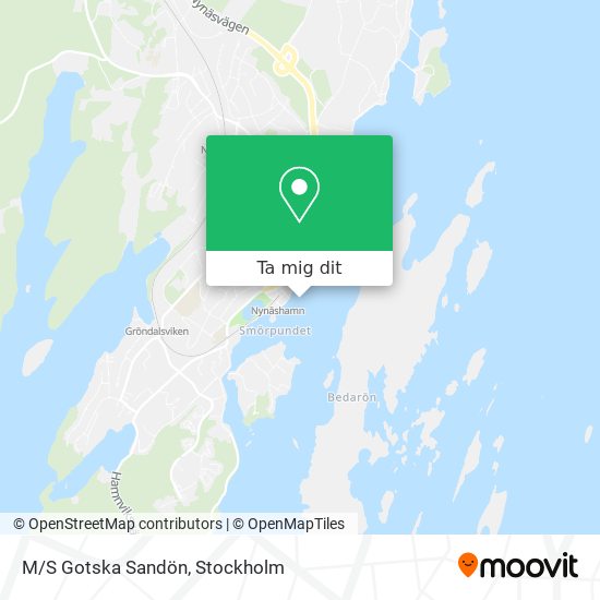 M/S Gotska Sandön karta