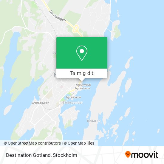 Destination Gotland karta