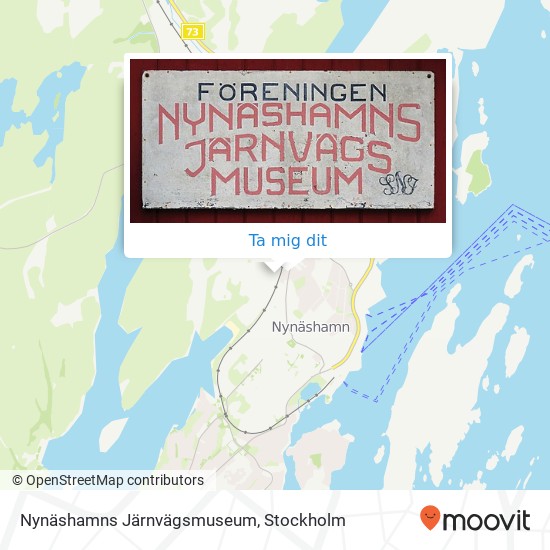 Nynäshamns Järnvägsmuseum karta