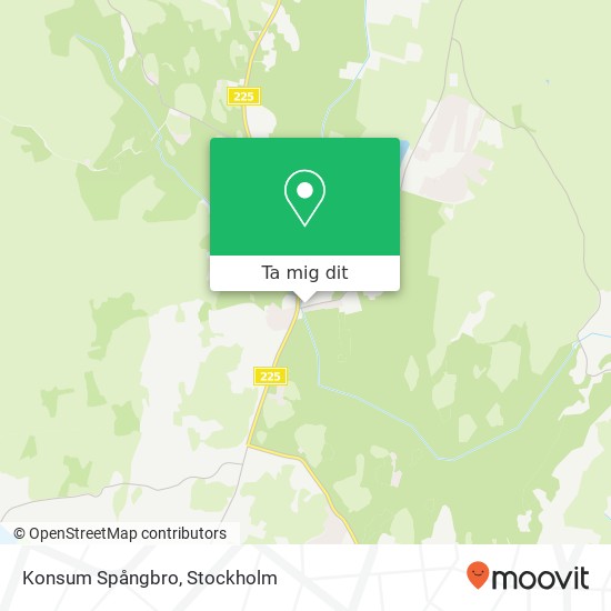 Konsum Spångbro karta