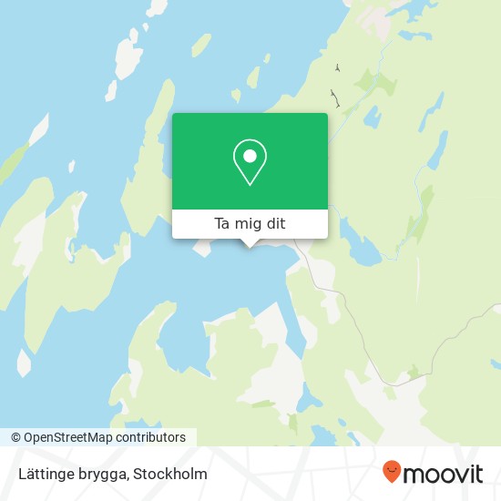 Lättinge brygga karta