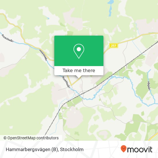 Hammarbergsvägen (B) karta