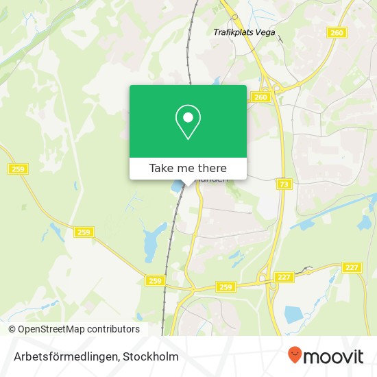 Arbetsförmedlingen karta