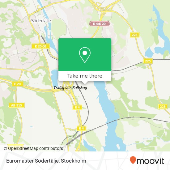 Euromaster Södertälje karta