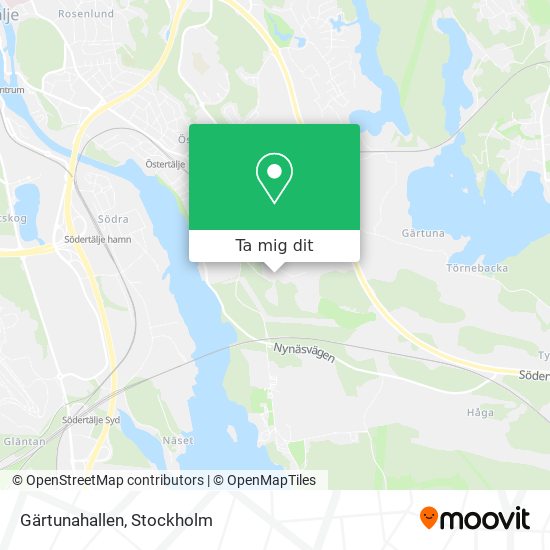 Gärtunahallen karta
