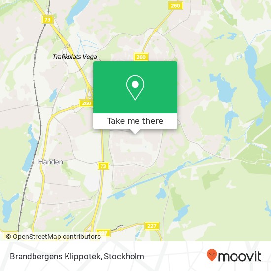 Brandbergens Klippotek karta