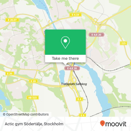 Actic gym Södertälje karta