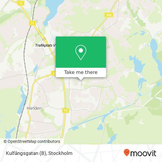 Kulfångsgatan (B) karta