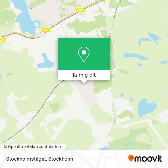 Stockholmståget karta