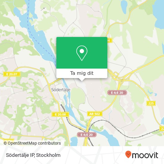 Södertälje IP karta