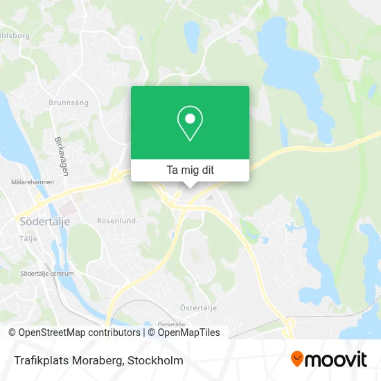 Trafikplats Moraberg karta