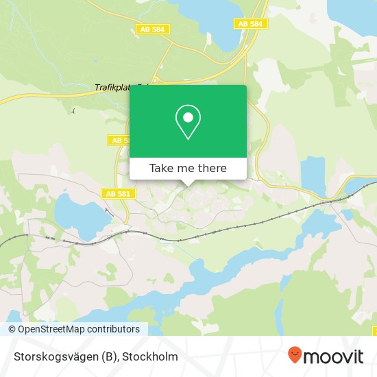 Storskogsvägen (B) karta