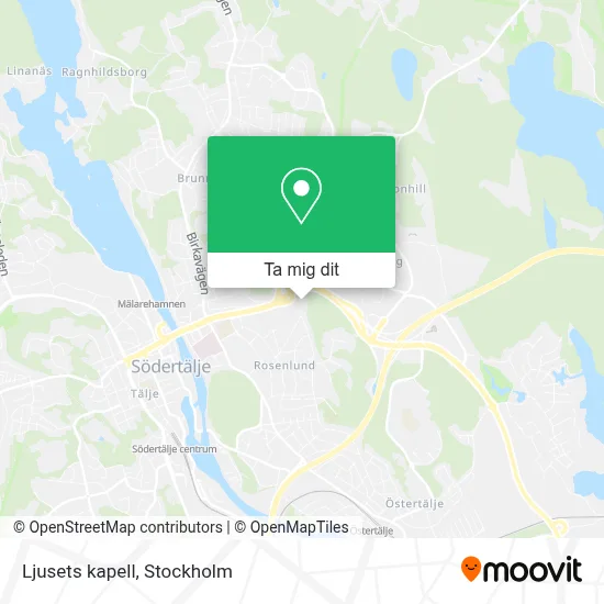 Ljusets kapell karta