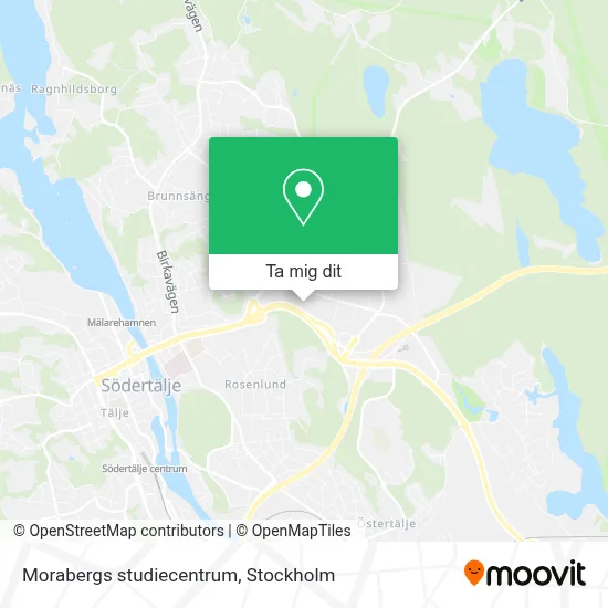 Morabergs studiecentrum karta