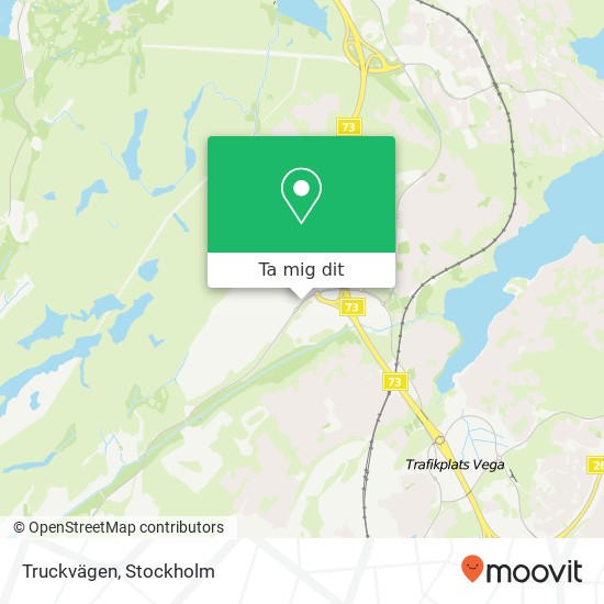 Truckvägen karta