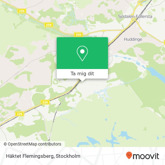 Häktet Flemingsberg karta