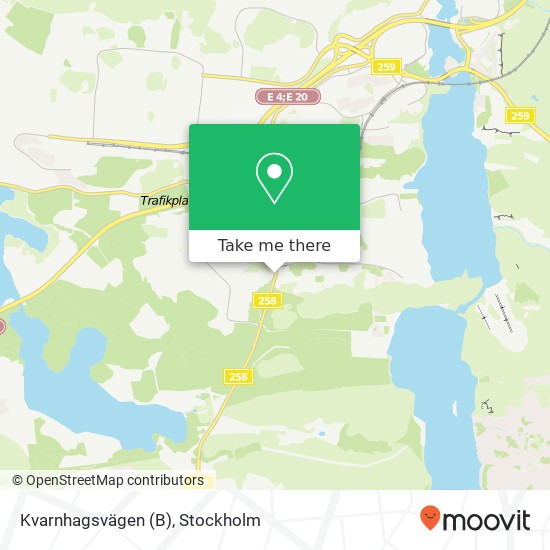 Kvarnhagsvägen (B) karta