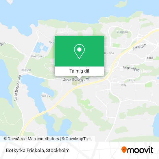 Botkyrka Friskola karta