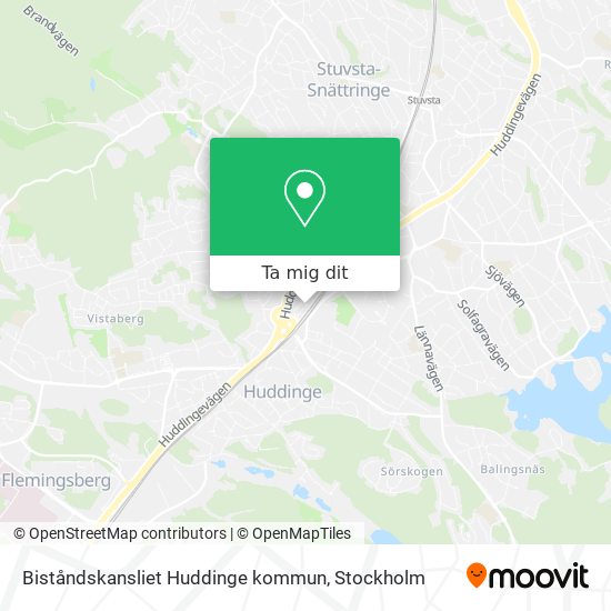 Biståndskansliet Huddinge kommun karta