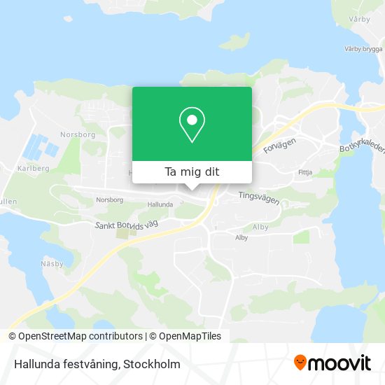 Hallunda festvåning karta