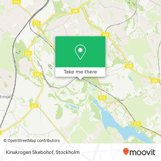 Kinakrogen Skebohof karta