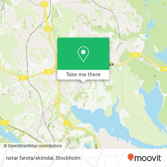 notar farsta/sköndal karta