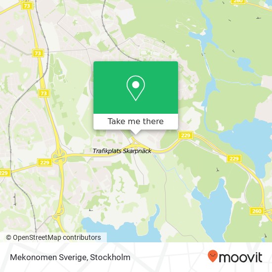 Mekonomen Sverige karta