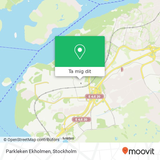Parkleken Ekholmen karta