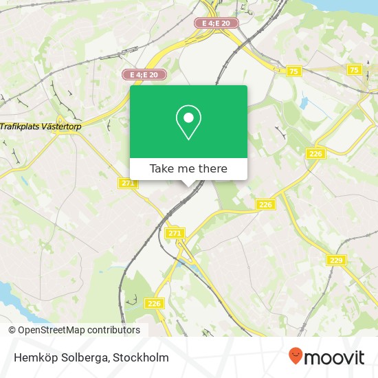 Hemköp Solberga karta