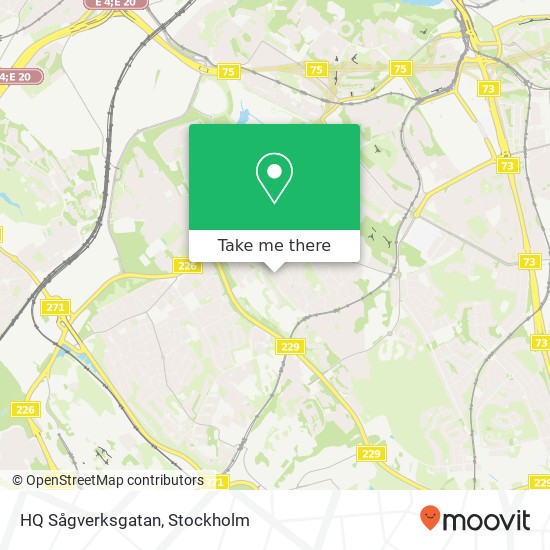 HQ Sågverksgatan karta