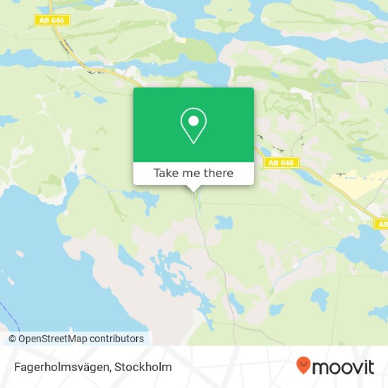 Fagerholmsvägen karta