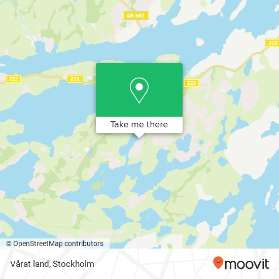 Vårat land karta