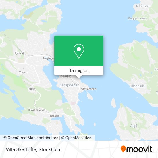 Villa Skärtofta karta