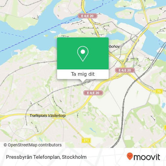 Pressbyrån Telefonplan karta