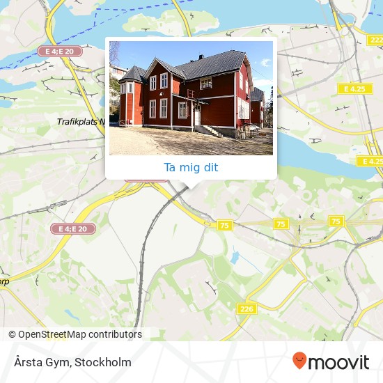 Årsta Gym karta