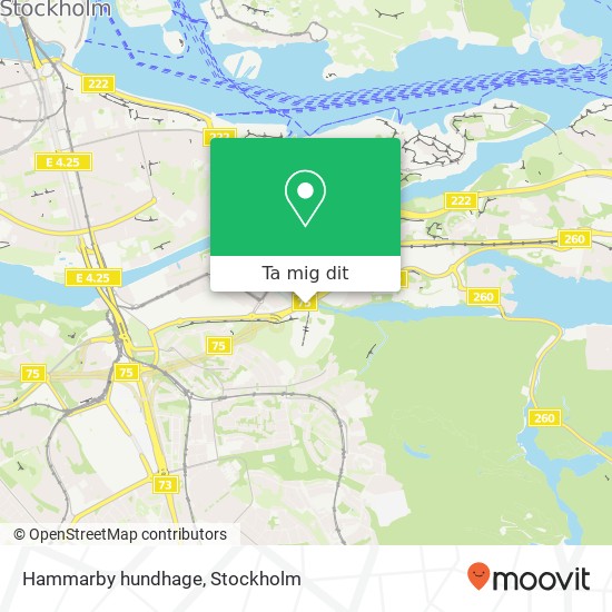 Hammarby hundhage karta