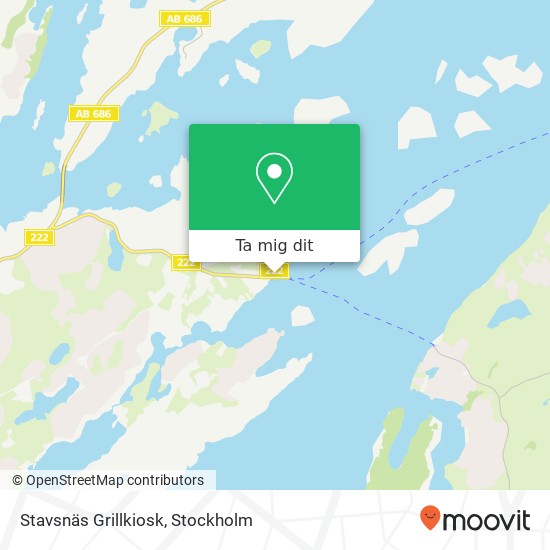 Stavsnäs Grillkiosk karta