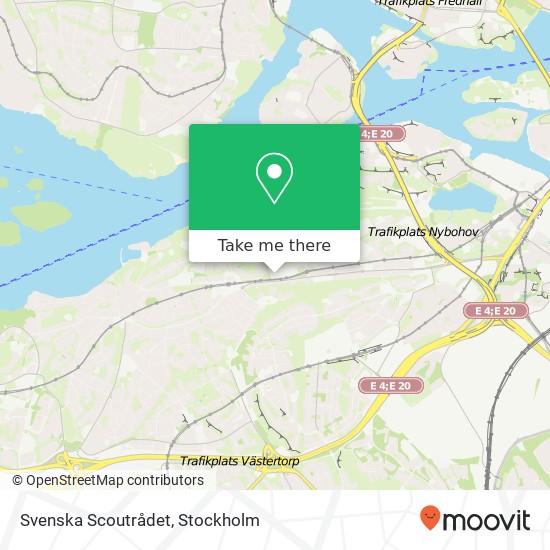 Svenska Scoutrådet karta