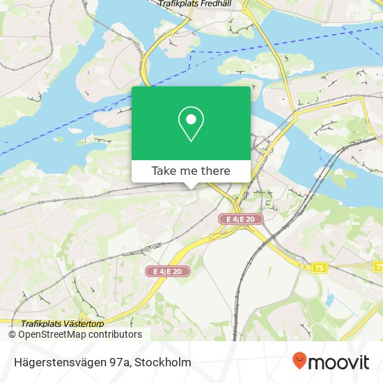 Hägerstensvägen 97a karta