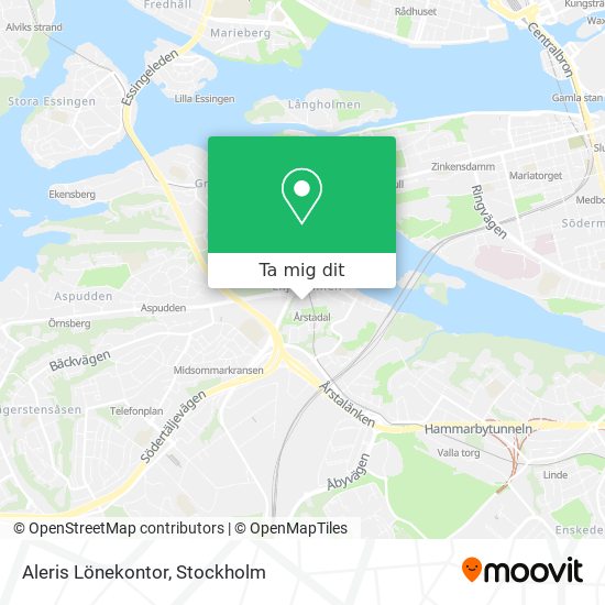 Aleris Lönekontor karta