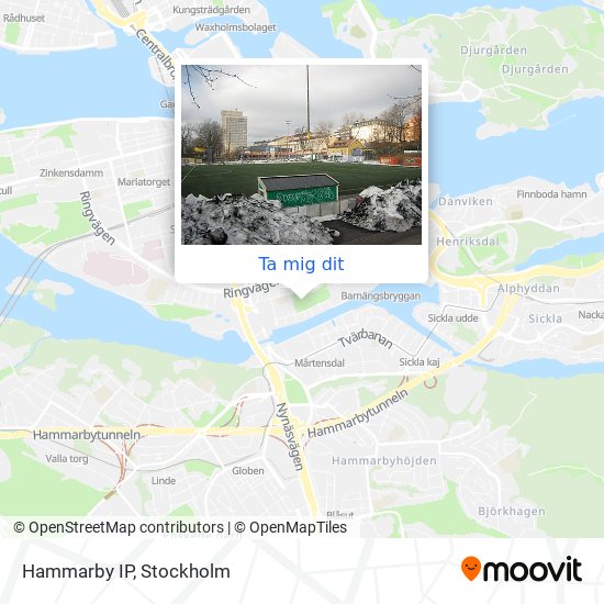 Hammarby IP karta