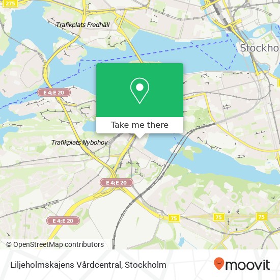 Liljeholmskajens Vårdcentral karta