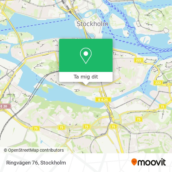 Ringvägen 76 karta