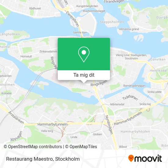 Restaurang Maestro karta