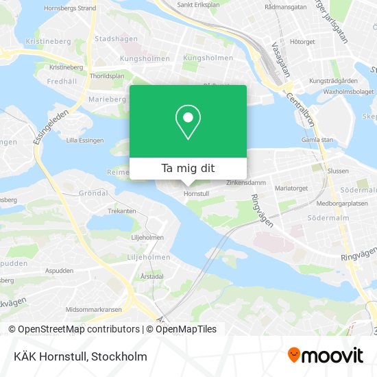 KÄK Hornstull karta