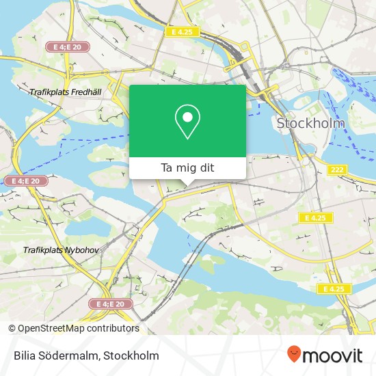 Bilia Södermalm karta