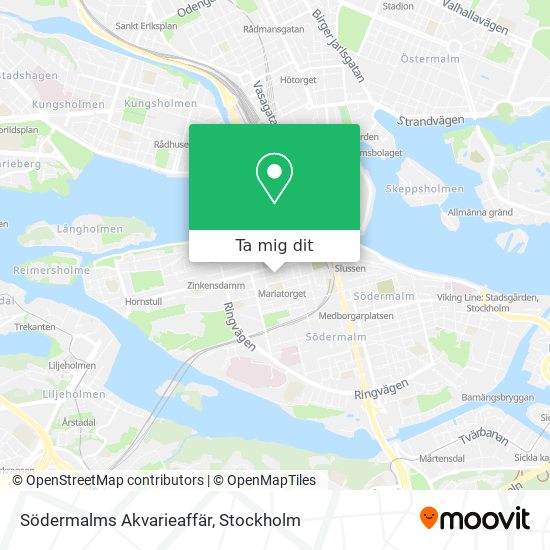 Södermalms Akvarieaffär karta