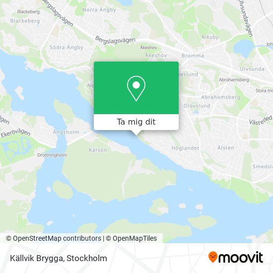 Källvik Brygga karta