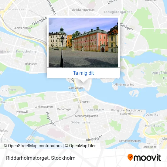 Riddarholmstorget karta