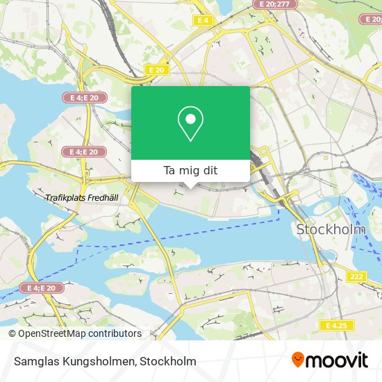 Samglas Kungsholmen karta